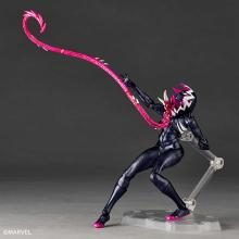 Kaiyodo Revoltech Amazing Yamaguchi Gwenom, approximately 150mm tall, non-scale, painted, PVC, ABS, and POM action figure, NR071