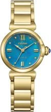 CITIZEN ROUND Collection Limited Edition  EM1133-85L Women's Gold Light Blue