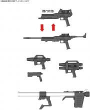 1/100 MSV Mobile Suit Variation Jim Sniper Custom Color-coded Plastic Model