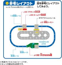 TAKARA TOMY Plarail J-32 Action Town Big Drawbridge Train Toy for ages 3 and up