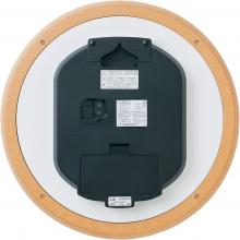 Seiko clock wall clock radio analog wooden frame natural color wood KX373A SEIKO