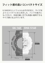 Reloj CASIO G-Shock GMA-S140-2A2JF para mujer, azul