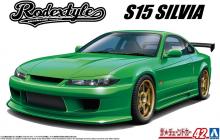Aoshima Bunka Kyozai 1/24 The Tuned Car Series No.42 Nissan Rodek Style S15 Silvia 99 Plastic Model