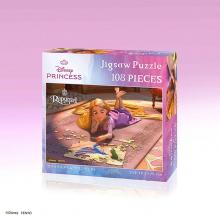 Tenyo (Made in Japan) 108-piece jigsaw puzzle Disney Tangled Relax Time (18.2 x 25.7 cm) D-108-064 Comes with glue, spatula, and service card