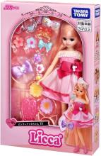 Takara Tomy Licca-chan Doll LD-06 Long Hair Licca-chan EX Dress-up Pretend Play Toy Ages 3 and up