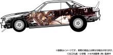 Aoshima Bunka Kyozai (AOSHIMA) The Tuned Car No. IT-01 BLACK LAGOON TA22 Celica 1600GT '72 (Toyota) 1/24 Scale Plastic Model