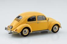 Aoshima Bunka Kyozai (AOSHIMA) Rakupla Snap Kit No. 20-PY Volkswagen Beetle (Postal Yellow) Pre-Colored Plastic Model Kit