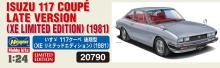 Hasegawa 1/24 scale Isuzu 117 Coupe Late Model (XE Limited Edition) 1981 Plastic Model Kit 20790