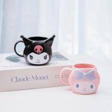 Skater Ceramic Mug 390ml Die Cut My Melody Sanrio CHMGD4-A