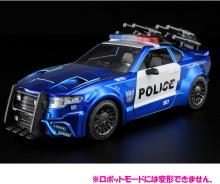 Transformers Diecast Bee Cool Last Knight ver. 1/24 Decepticon Barricade Overall length about 21.5cm Painted diecast car