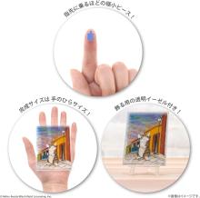 WACHIFIELD Flag Fluttering in the Oaxaca Sky 150-Piece Petit Paris Clear Jigsaw Puzzle (7.6x10.2cm), 2308-77, No Glue, No Frame, Mini Easel, Piece Request Form Included