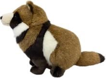 Yoshitoku Land Friends Plush Toy Raccoon 180345 Size: Approx. H21 x W17 x D31cm