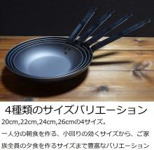 River light iron frying pan pole PRO 24cm IH compatible Made in Japan