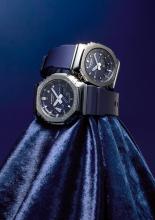 CASIO G-Shock Watch PRECIOUS HEART SELECTION 2025 Metal Covered GM-2110SH-2AJF Men's Navy