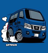 Choro Q Q's (Quizze) QS-16a Nissan NV350 Caravan Navy Blue Finished Product