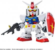 SD Gundam EX Standard Hello Kitty / RX-78-2 Gundam Color-coded plastic model