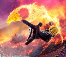 SH Figuarts ONE PIECE Sanji - Onigashima Invasion - Approx. 150mm ABS  &  PVC painted movable figure