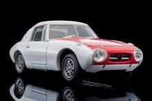 Tomytec Tomica Limited Vintage 1/64 Scale LV-215a Toyota Sports 800 Custom Color Specification, White/Red, 1965 Model, Finished Model, 336044