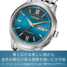 CITIZEN Citizen Collection Limited Edition Gold and Silver NY4050-71L Men's Silver Blue