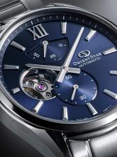 Orient Star M34 F7 Automatic Watch, Semi-Skeleton, Mechanical, Made in Japan, 2-Year Manufacturer's Warranty, RK-BY0010L, Men's, Navy