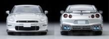 Tomytec Tomica Limited Vintage Neo 1/64 Scale LV-N350a Nissan GT-R Premium Edition 2025 Model, Silver, Finished Product, Model Number 336075