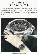 CASIO G-Shock Watch Authentic Japanese Model GM-S2110-1A7JF Women's Back with Metal Cover