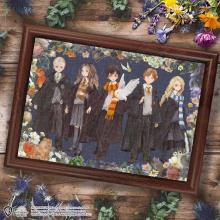 108 Piece Jigsaw Puzzle Harry Potter Wizards and Magical Creatures (18.2 x 25.7 cm)
