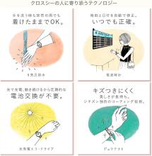 CITIZEN xC Limited Edition DEAR Collection Date Display EC1160-71L Women's Blue Silver