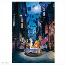 1000Pieces Puzzle Disney Wanwan Monogatari Moonlight Dinner (Glowing Puzzle) (51x73.5cm)