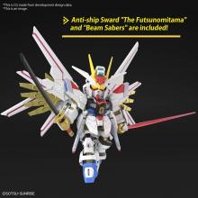 SD Gundam Cross Silhouette SDCS Mobile Suit Gundam SEED FREEDOM Mighty Strike Freedom Gundam Pre-colored plastic model