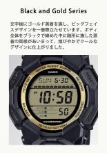CASIO G-Shock Watch Long-Life Battery Made with Made with Environmentally Friendly Materials GD-010GB-1A9JF Men's Black/Gold