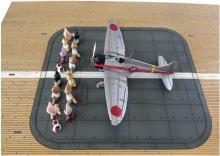 SWEET 1/144 Ninety-six Battle Carrier Fighter Squadron Flight Deck Set (with 14 Cats) Distribution Limited Plastic Model 14150