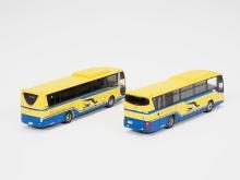 TOMYTEC The Bus Collection Bus Collection JR Tokai Bus Yellow Bus Set of 2 Diorama Supplies 335474