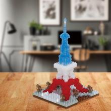 Kawada Nanoblock Paris Seine River Tricolor ver. 13.4 x 8 x 8 cm Ages 12 and up Interior Hobby NBH_243