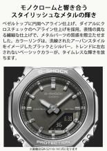 CASIO G-Shock Watch Authentic Japanese Model GM-S2110-1A7JF Women's Back with Metal Cover