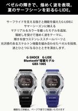 CASIO G-Shock Watch G-LIDE Bluetooth Equipped Uses Environmentally Friendly Materials GBX-100S-2JF Men's Blue