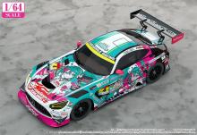 Good Smile Racing Hatsune Miku GT Project 1/64 Good Smile Hatsune Miku AMG 2025 Presentation Ver. 1/64 scale die-cast painted miniature car
