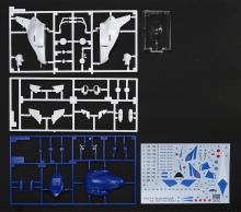 Hasegawa Egg Plane Aircraft, Japan Air Self-Defense Force T-4 Blue Impulse, Non-Scale Plastic Model, TH13