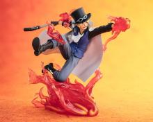 TAMASHII NATIONS Figuarts ZERO ONE PIECE (Super Fierce Battle) Sabo - Fire Fist Checkmate Rook - Approx. 190mm PVC & ABS Pre-painted Finished Figure