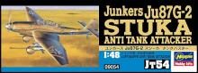 Hasegawa 1/48 Luftwaffe Junkers Ju87G-2 Stuka Tank Buster Plastic Model JT54