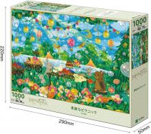 1000 Piece Jigsaw Puzzle Muumegu Nice Picnic (50x75cm)