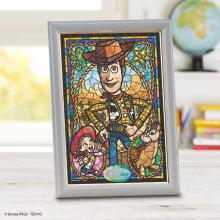 266 Piece Jigsaw Puzzle Woody Stained Glass Gyutto Series [Stained Art] (18.2 × 25.7cm)
