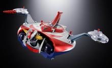 TAMASHII NATIONS Chogokin UFO Robot Grendizer Deluxe Grendizer & UFO Spazer, approximately 135mm & 120mm, die-cast, ABS & PE pre-painted action figures