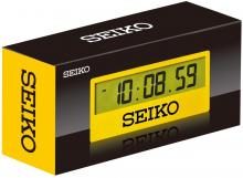 SEIKO wall clock yellow 125 × 290 × 61mm digital sports timer design wall clock SQ816Y