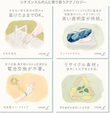 CITIZEN ROUND Collection Wristwatch Light-Powered Eco-Drive EM1163-09X Women's Gold Brown