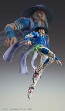 Medicos Super Statue Movable "JoJo's Bizarre Adventure Part 7 Steel Ball Run" Gyro Zeppeli Second Approximately 160mm PVC & ABS & POM Painted Movable Figure