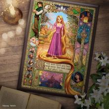 Jigsaw puzzle Magical hair trail Rapunzel on the tower 500 pieces (35x49cm)
