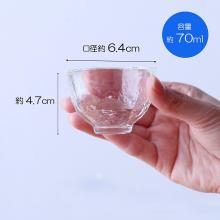 Adelia Tsugaru Vidro Sake Cup Gift Set Clear Sake Cup 70ml x 2 Katakuchi 270ml x 1 Heat Resistant Glass Sake Set Made in Japan Microwave Compatible FS-71515