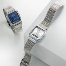 CASIO Casio Watch AQ-230EM-2AJF Unisex Silver and Navy