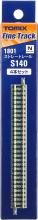 TOMIX N gauge straight rail S140 F 4 pieces set 1801 model railroad supplies